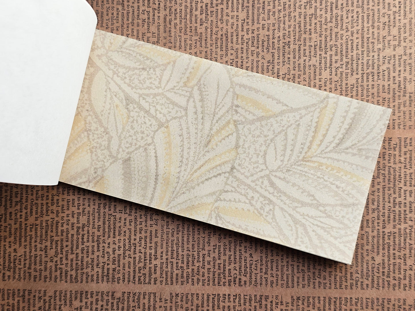 Vintage Wallpaper Scrapbook Papers Faux Stickers | 22 Sheets
